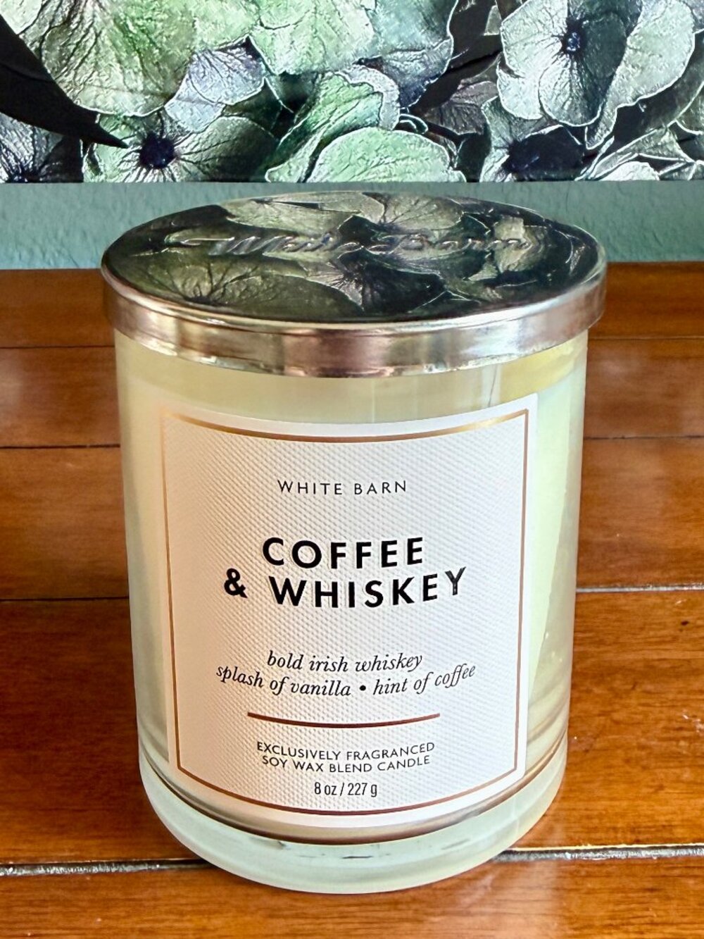 NEW COFFEE WHISKEY Single Wick Candle Bath & Body Works